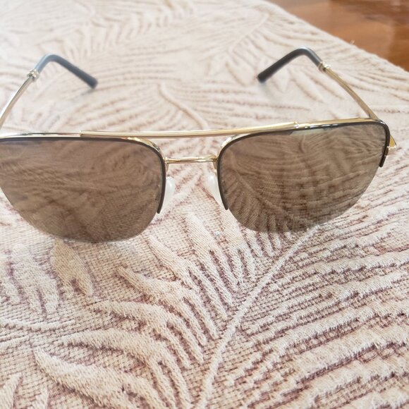 Oliver Peoples R-2 Aviator Sunglasses Roger Federer Collection Handmade in Italy main image 5